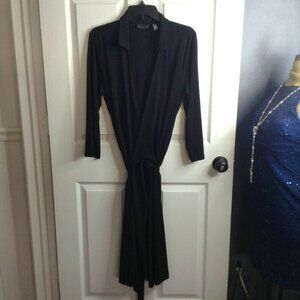 NWOT Apostrophe XL Stretch, Collard, V-Neck Wrap Dress; Chic, Stylish, Versatile